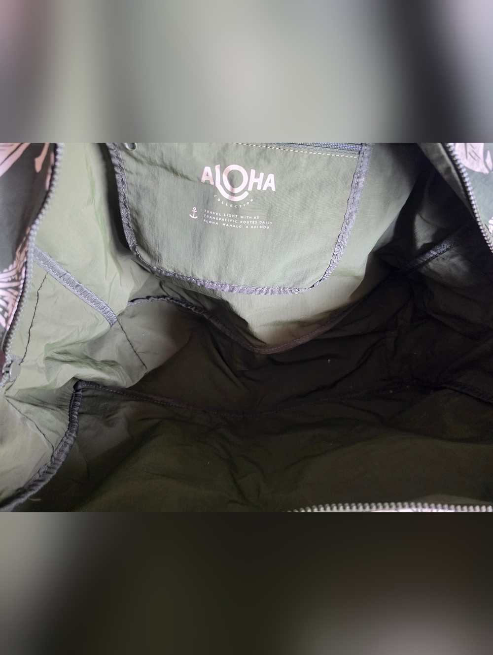 Aloha Collection Weekender Olive Ti Leaf NWOT - Picture 8 of 11